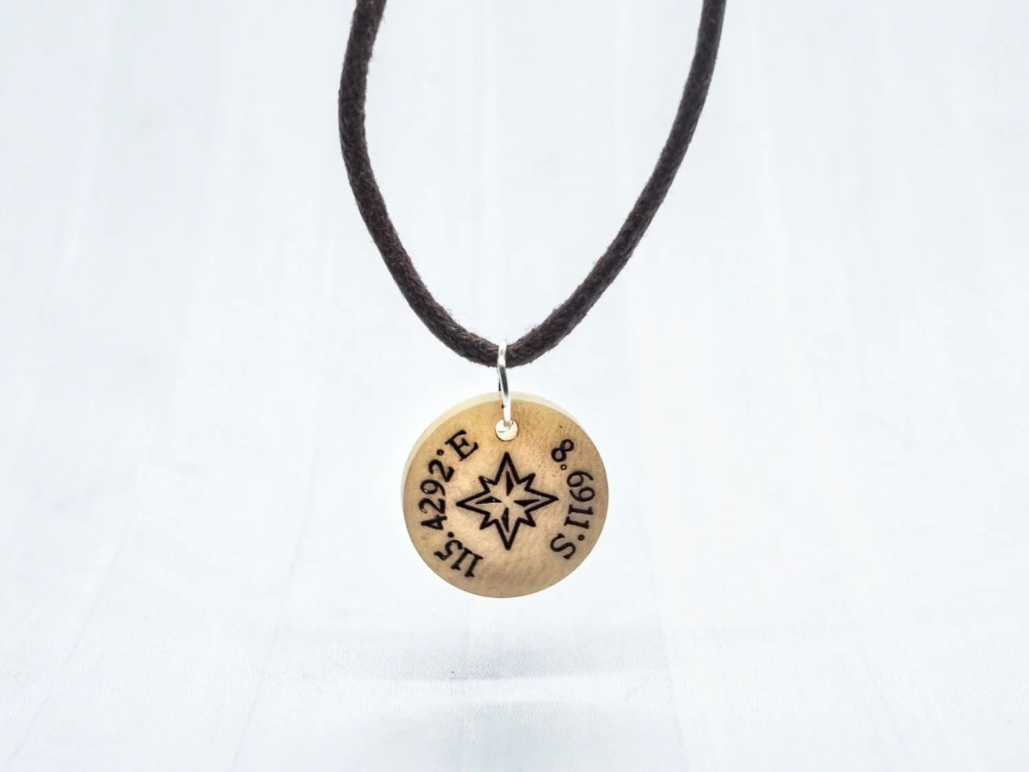 Personalised coordinates necklace deals